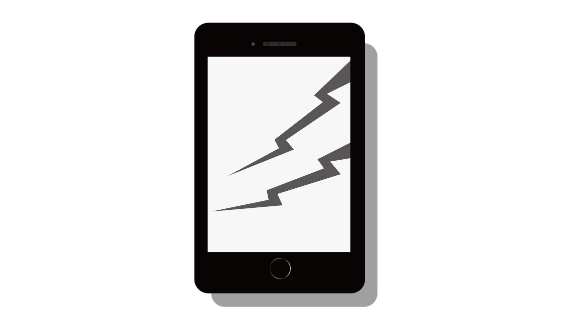 アイホンガラス交換、画面ひび割れ直しを大阪で24時間出張修理対応